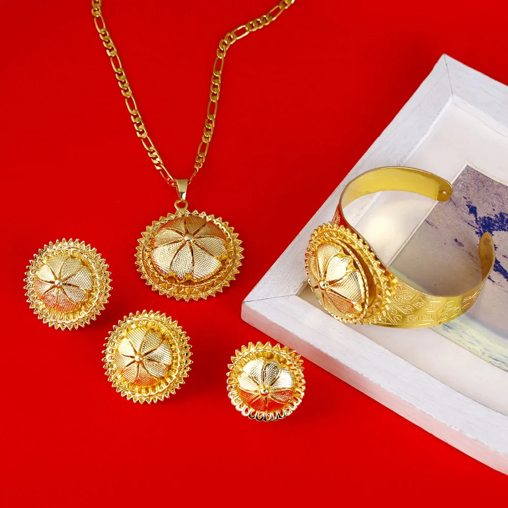 Традиционные фестивальные свадебные комплекты ювелирных изделий из Эфиопии