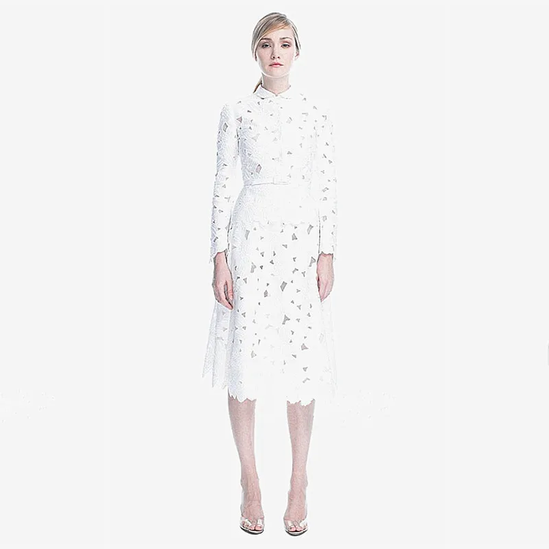 2016 модные брендовые дизайнерские осенние Комплекты Женские сексуальные белые