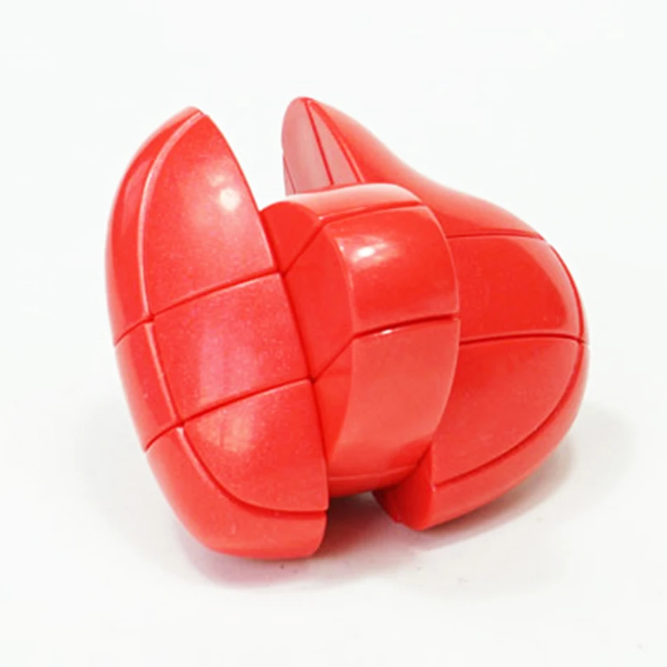YJ Heart 3x3x3 креативный магический куб в форме сердца красный/синий/розовый кубар-Рубик на скорость образовательные детские игрушки