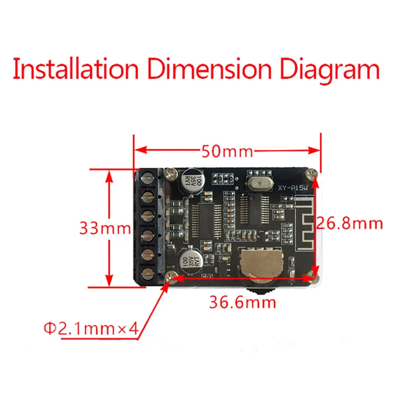 Модуль платы DC 8 24 V 10 W 15 20 стерео цифровой усилитель с Bluetooth|Аксессуары для MP3