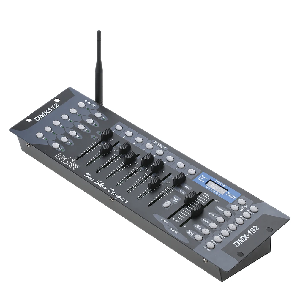 Стиль 192 каналов сценический светильник DMX 512 беспроводной контроллер консоль с передатчиком вечерние DJ диско Операторское Оборудование
