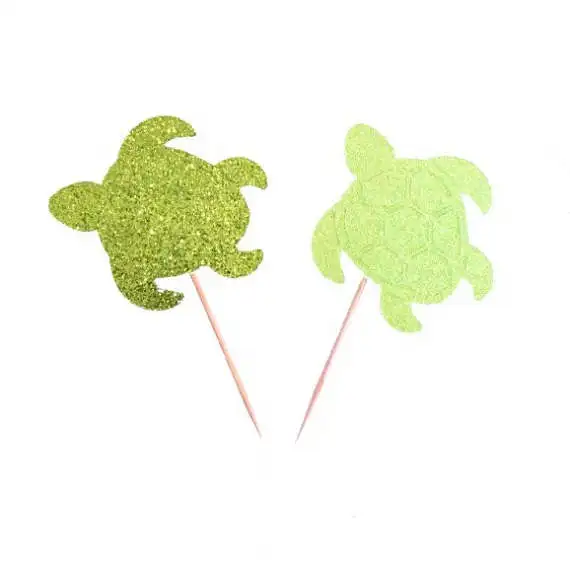 

Черепаха день рождения морской топперы для свадебного кекса крещение пол раскрыть украшение для вечеринки пончики