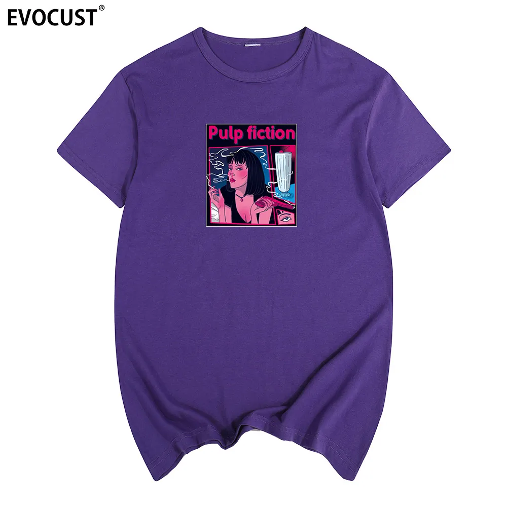 Мужская хлопковая футболка с коротким рукавом Pulp Ghost новинка модная унисекс для