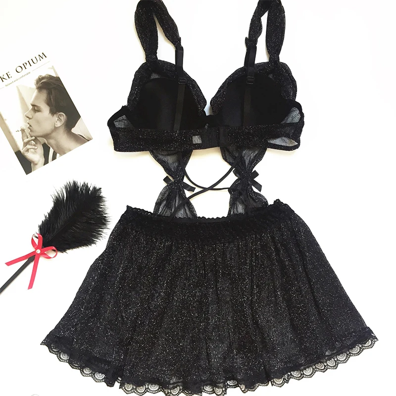 Kakaforsa женское сексуальное нижнее белье Ночная рубашка горячее ночное Babydoll халат