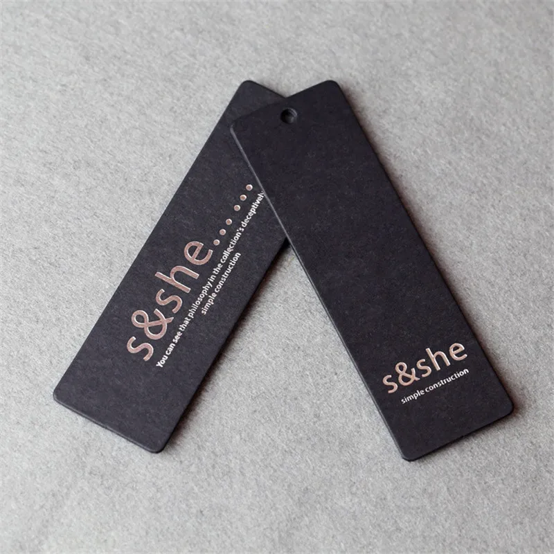 

2018 Factory custom printing widely use garment apparel hang tag for clothing VK280