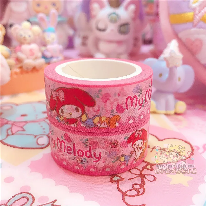 2 шт./лот, мультик, моя мелодия, маленькие звезды-близнецы, Cinnamoroll, Васи, лента, сделай сам, японская бумага, декоративная маскирующая лента, наклейки