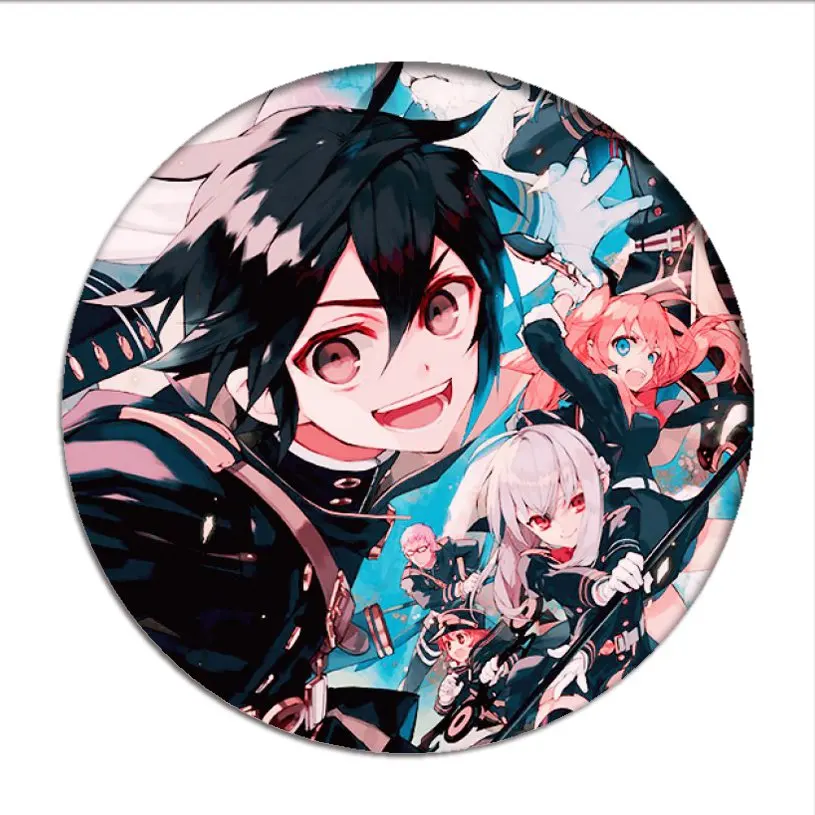 Серафим конца Значки для косплея Krul Tepes брошь булавки икона Yuichiro Hyakuya коллекция