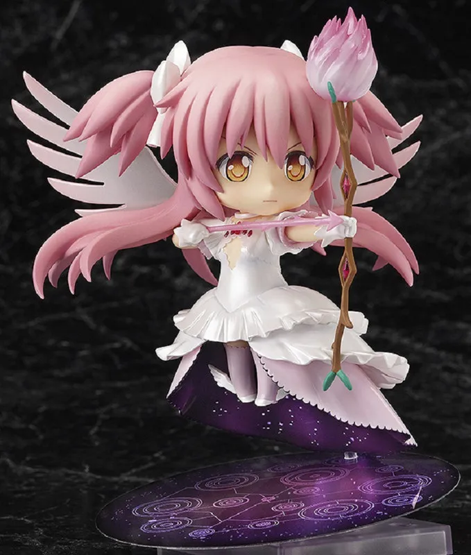 Nendoroid Puella Magi Madoka Magica kaname madoka ПВХ фигурка Коллекция Модель игрушки 12 см#285 KC087 figma Рождественский подарок B19