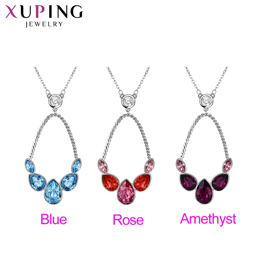От бижутерии Xuping специально дизайн Высокое качество модные Кристаллы ожерелья