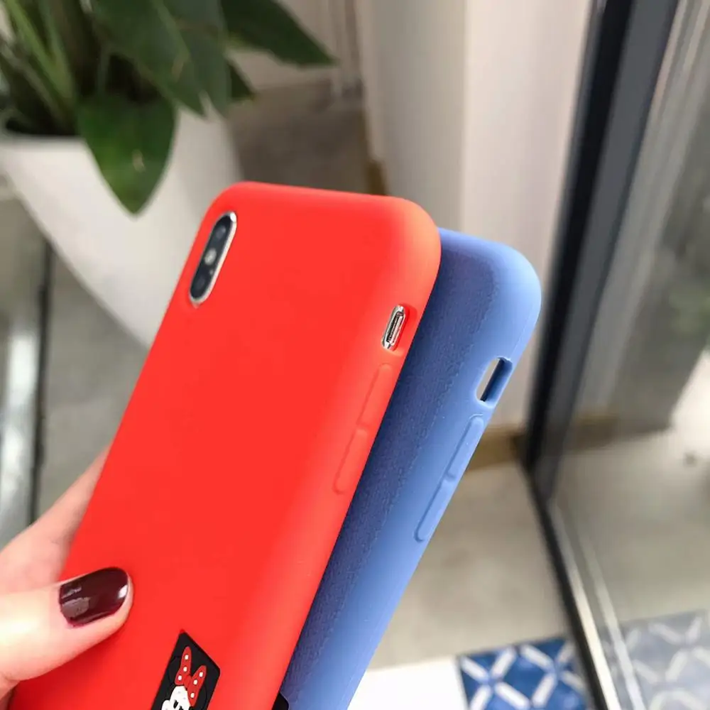 Чехол для Xiaomi Redmi note 7 силиконовый Одноцветный чехол телефона с