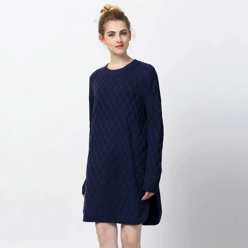 Свитер HDY Haoduoyi Женский вязаный с длинным рукавом|sweater dress|dress fashionfashion dress |