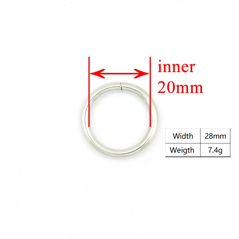 Retailing O ring adjustable clip buckle hook for 20mm handbag backpack dog harness metal plated non-Welded YH20Y | Дом и сад