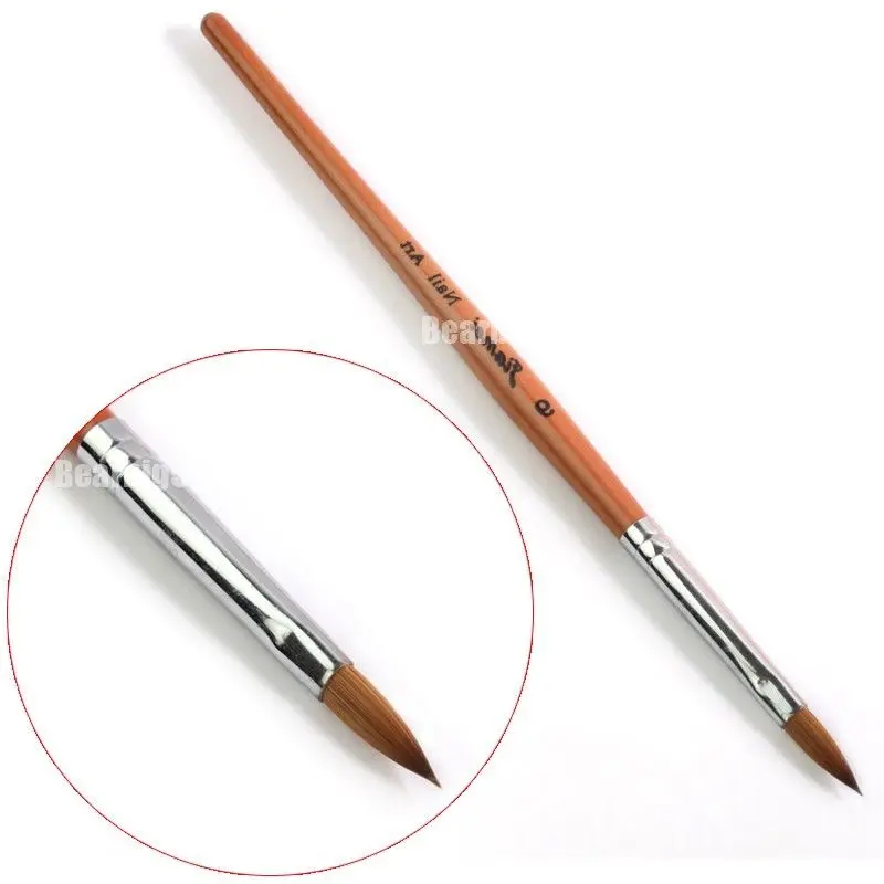 Маникюрный акриловый смешанный порошок Жидкость No.6 Ручка Кисть для жидкого