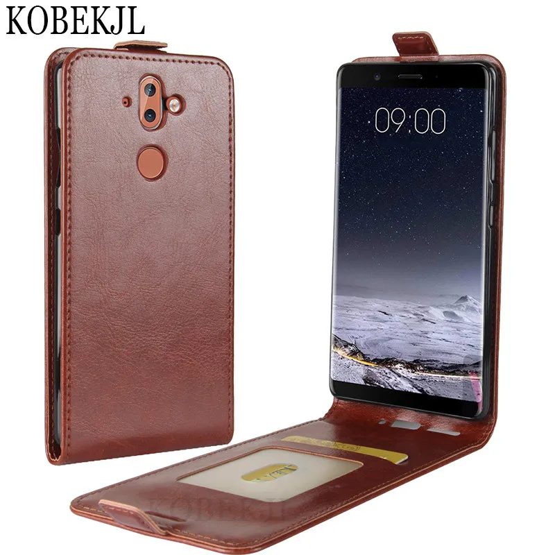 Флип-чехол для Nokia 8 Sirocco кошелек обложка на заднюю панель из искусственной кожи