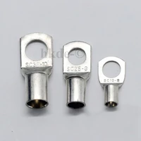 5pcs tinned copper connecting terminal bolt hole cable lugs battery terminals sc35 6 sc35 8 sc35 10 sc35 12 sc50 8 sc50 12