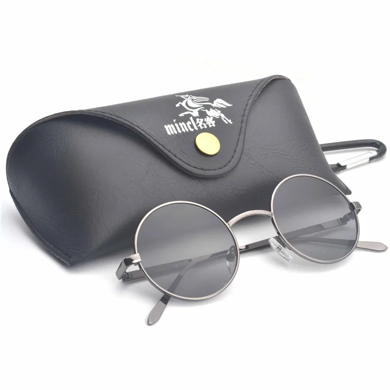 Солнцезащитные очки MINCL в готическом стиле для мужчин и женщин плоские круглые с