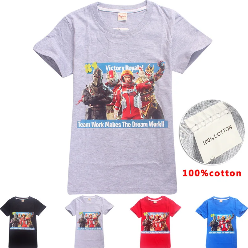 Children T-Shirt Fashion Fortnite Children's Clothing T-shirt Pattern Roupas Infantis Menino Set | Детская одежда и обувь