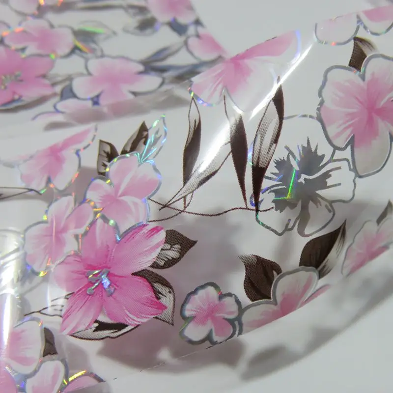 SK004 100 см Модный Цветной Фольга для ногтей перо переводная наклейка DIY 3D дизайн ногтей переводная наклейка Инструменты для маникюра украшения ногтей - Цвет: SK004