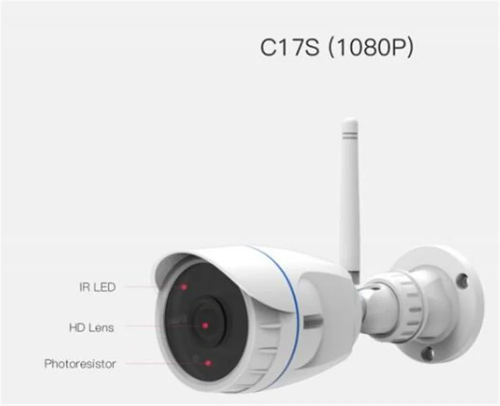Vstarcam C17/C17S 720/1080P наружная Водонепроницаемая цилиндрическая IP камера|Камеры