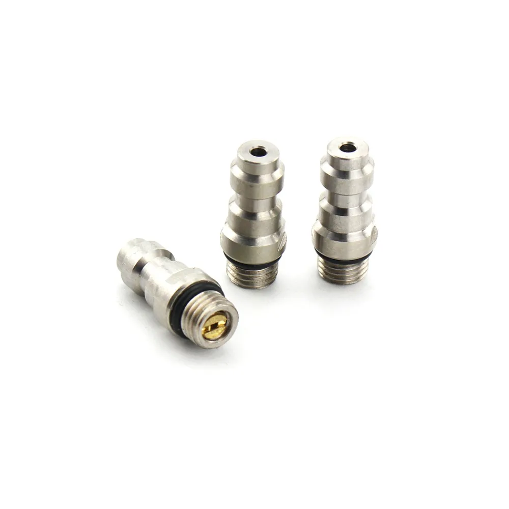 PCP Airforce Пейнтбол M8x1 Нержавеющая сталь штекер 30MPA 8 мм заполните ниппель быстрое