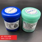 Флюсовая паста 100 г RMA-223-UV BGA для печатных плат, Неочищенный припойпаяльная паста SMD, флюс со смазкой rma 223 559