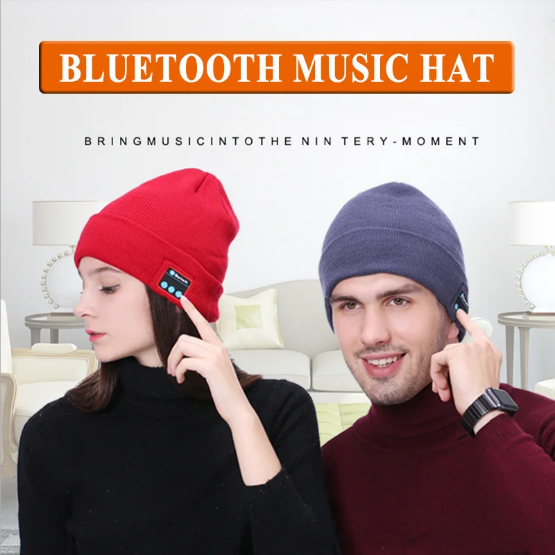 MICORSAX 2018 Новые многофункциональные зимние шапки Bluetooth наушники для спорта на