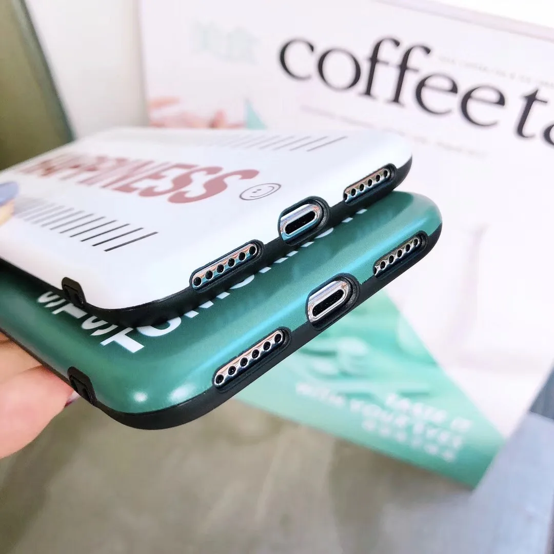 Модный Стильный Простой чехол в стиле хип-хоп для iPhone 8 7 6 6s Plus X XR Xs Max силиконовый