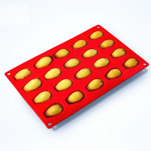 2PCS 20-Cavity Mini Fancy Bundt Madeleine Shell Cake Pan Silicone Mold Baking Mould | Дом и сад