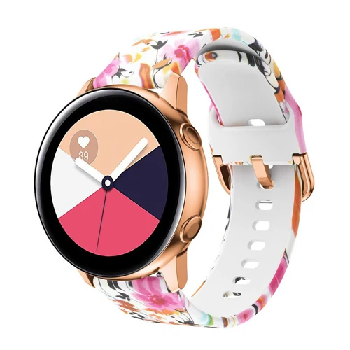 5 20 мм силиконовый ремешок для samsung Galaxy Watch Active 42 мм S2 классический ремешок для часов amazfit bip huawei watch 2 браслета S/L Размер - Цвет ремешка: 5