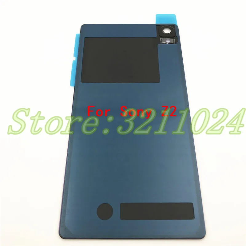 Новая задняя крышка батарейного отсека стеклянный Сменный Чехол для Sony Xperia Z1 Z2 Z3