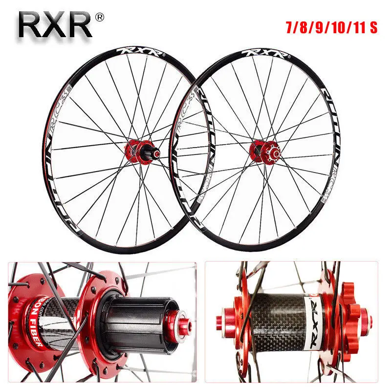 RXR 26/27. 5/29er набор колес для горного велосипеда 25 мм обод карбоновая ступица диск клишер обод для шины 7-11S колеса