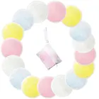 20 шт.лот многоразовые ватные прокладки для снятия макияжа лица двухслойные прокладки для протирания ногтей Моющиеся Прокладки с мешком для стирки