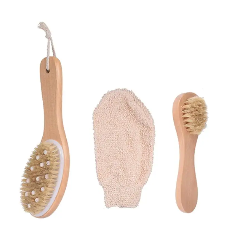 Набор из 3 предметов для ванной комнаты отшелушивающая кисть лица инструменты