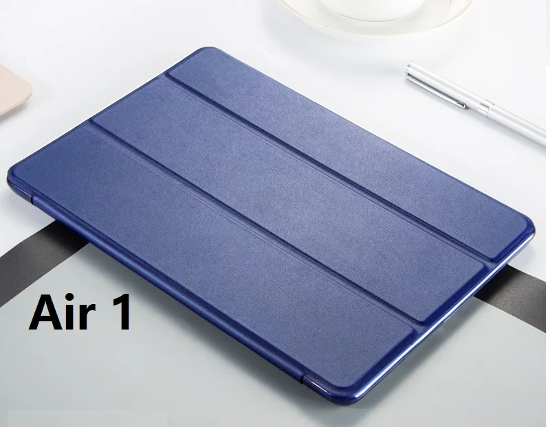 Air 1 Dark Blue Мягкий силиконовый умный противоударный чехол для iPad Air 2 Air 1 A1474 A1566, Чехол для iPad Air 2 1 5 6, умный чехол, Автоматический Режим сна/пробуждения - Цвет: Air 1 Dark Blue