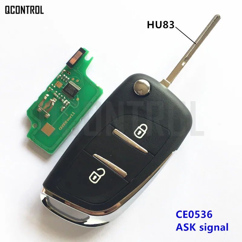 Обновленный пульт дистанционного управления QCONTROL для PEUGEOT 207 (2006 2009 6) 307 (2005 3 2008) 308