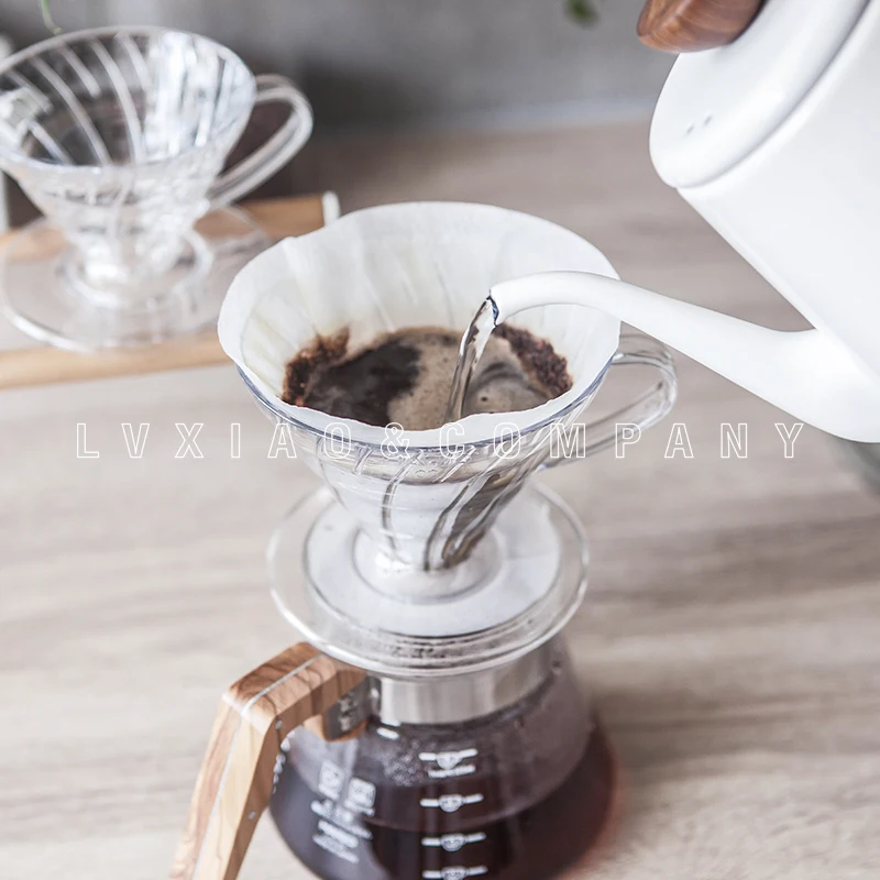 1-2/2-4 чашки V60 кофе капельница HARIO смолы конус кофе фильтр