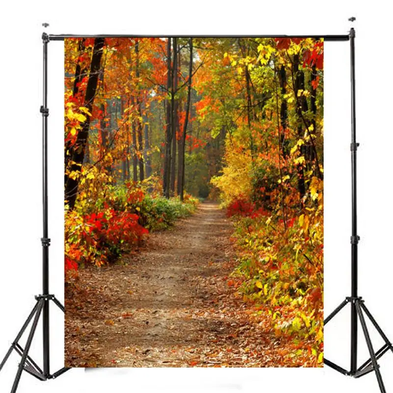 Freya 90x150 см виниловый тканевый осенний лес 3x5 футов фон для студийной фотосъемки