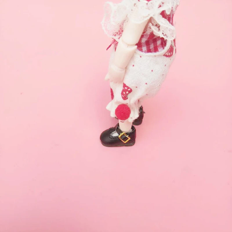 OB11 обувь Wild T-shoes для 1/12 BJD кукольная Обувь Аксессуары кукол 5 цветов длина 2 см мини