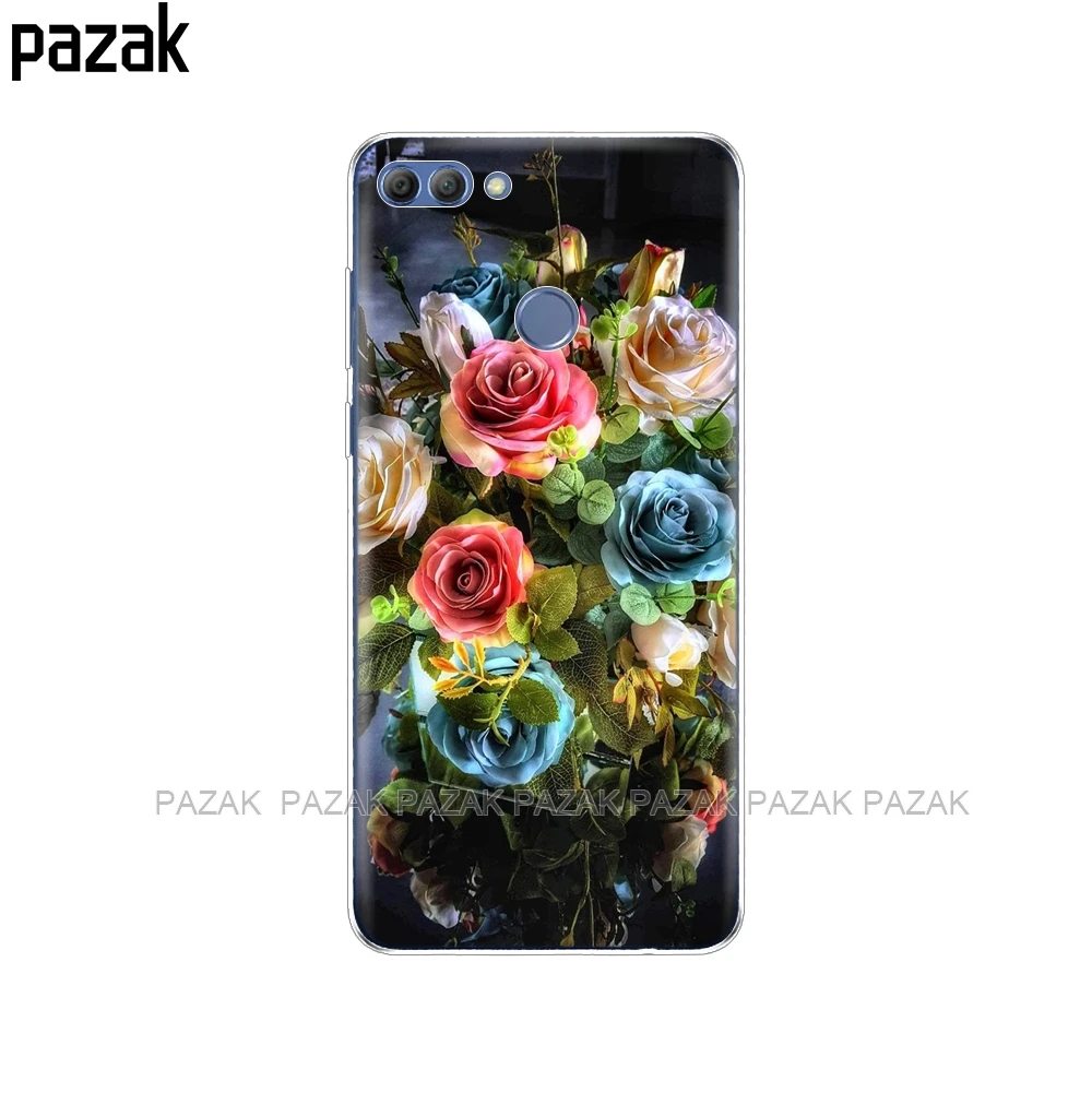 52236 Чехол для huawei P Smart чехол Enjoy 7S Мягкий ТПУ силиконовый чехол-накладка для huawei P Smart Coqa чехол с принтом - Цвет: 52236