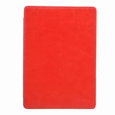 Красный Чехол-подставка из искусственной кожи для Kindle4 Kindle5 Kindle 4th и Kindle 5th 6 дюймов ультратонкий защитный чехол-пленка Бесплатный подарок A50 - Цвет: Красный