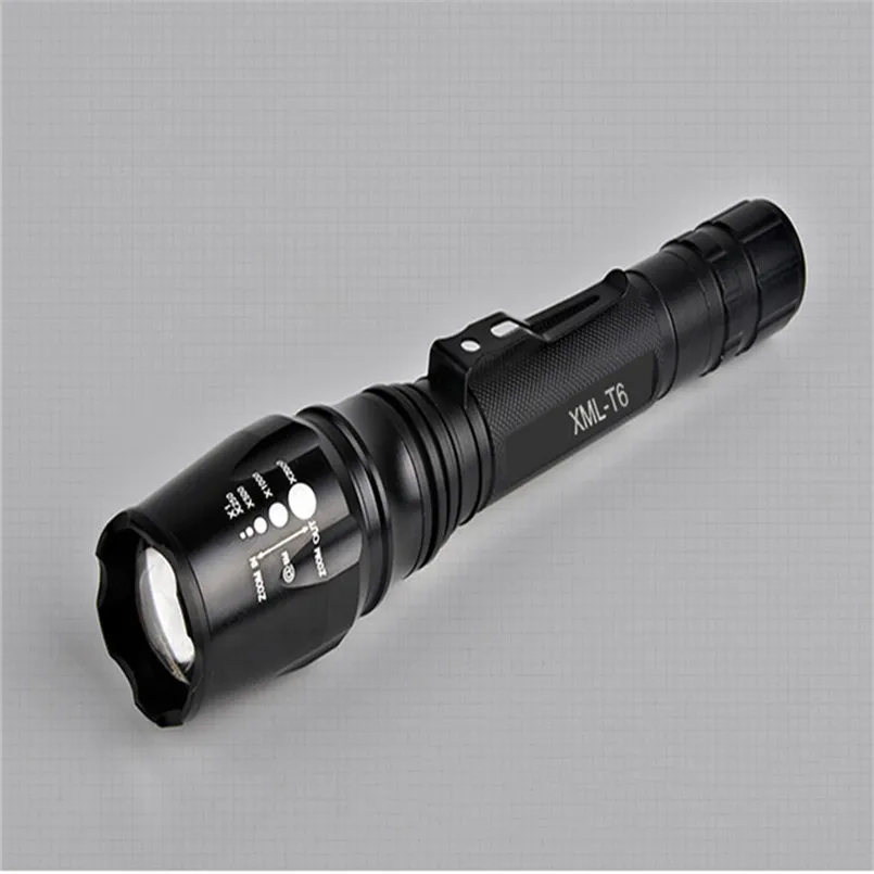 Портативный масштабируемый 5 режимный T6 светодиодный фонарик фонарь actical Police