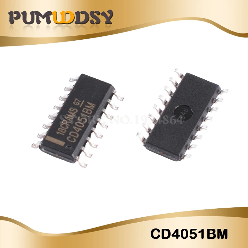 10 шт. CD4051BM CD4051 4051 SOP16 восемь селективный переключатель