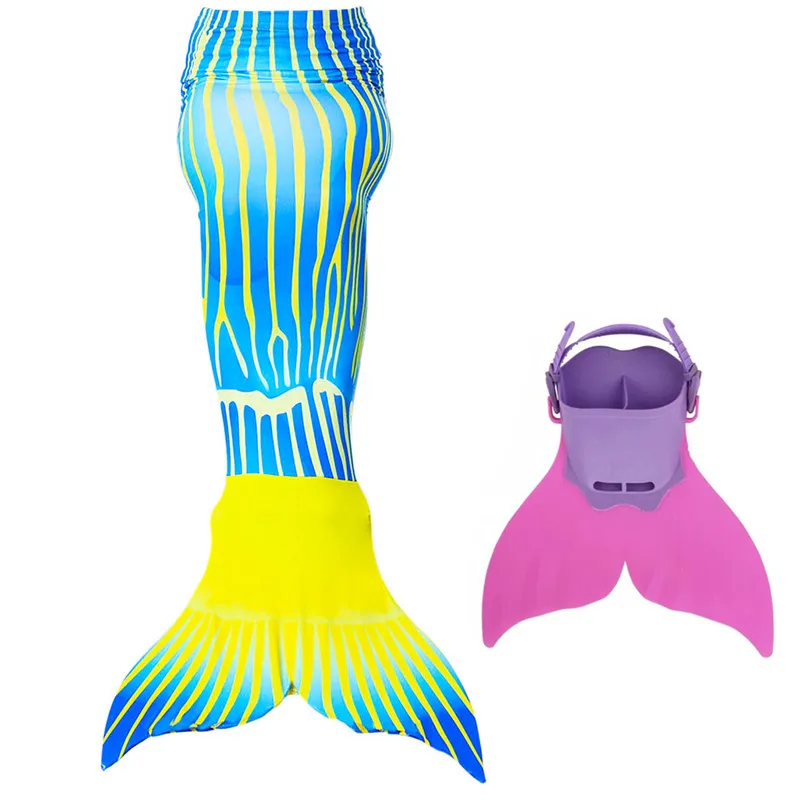 Хвост русалки + моноласт для взрослых женщин девочек мальчиков платье принцессы