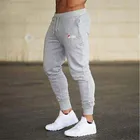 Мужские спортивные штаны с принтом, брендовые джоггеры с логотипом, повседневные спортивные штаны для спортзала, брюки для бодибилдинга
