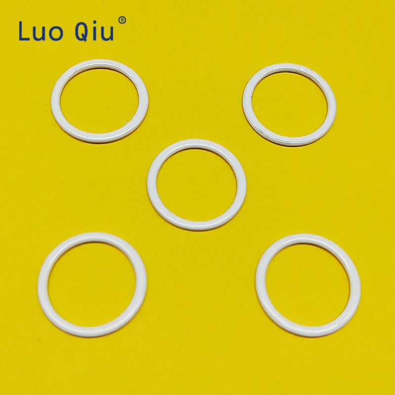 Нижнее белье Luo Qiu нижнее белого цвета с пряжкой и кольцом 15 мм 55 шт./упак.