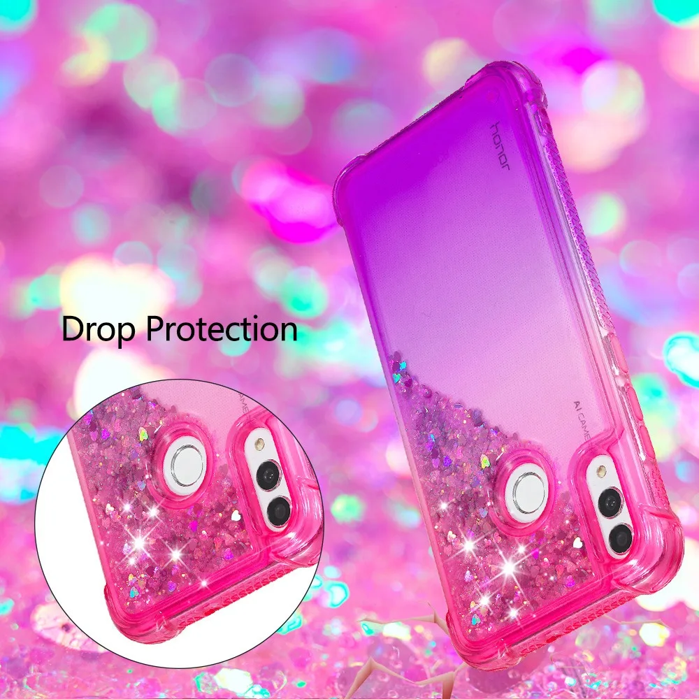 Для huawei P Smart 2019 Honor 10 lite чехол роскошные стразы с блестками звезды чехлы для