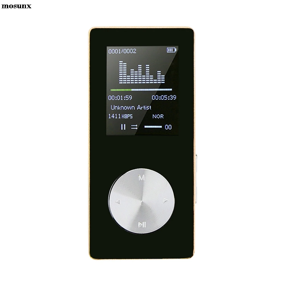 Музыкальный плеер mosunx 1 8 дюйма TFT черный 16 ГБ MP3 Hi Fi без потерь fm рекордер tf карта и