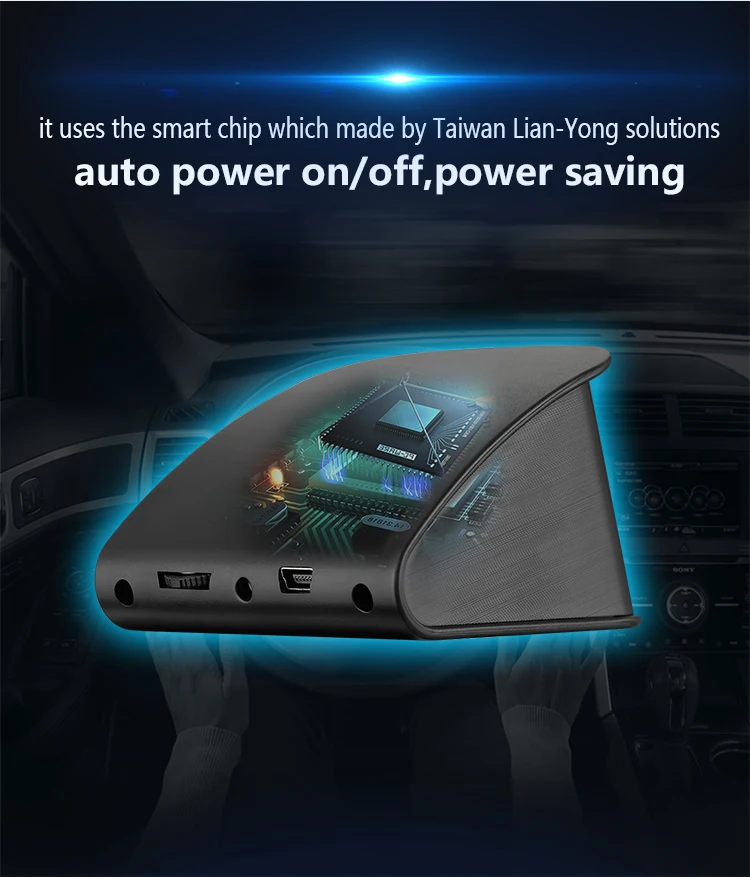 Автомобильный скоростной проектор P10 HUD OBD спидометр проекция на лобовое стекло