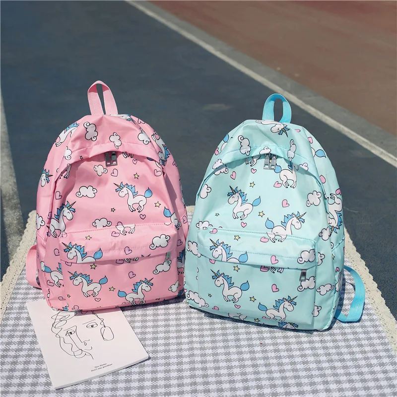Betiteto Unicorn Bag Women Backpack Female Student Bagpack Teenage Girls School Mochila Unicornio Sac a Dos | Багаж и сумки