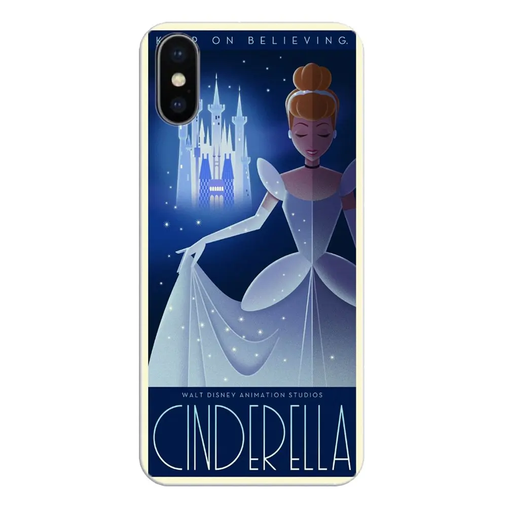 Silicone Phone Skin Case Cartoon Cinderella Glass Slipper Castle For Samsung Galaxy Note 8 9 S9 S10 A8 A9 Star Lite Plus A6S A9S |